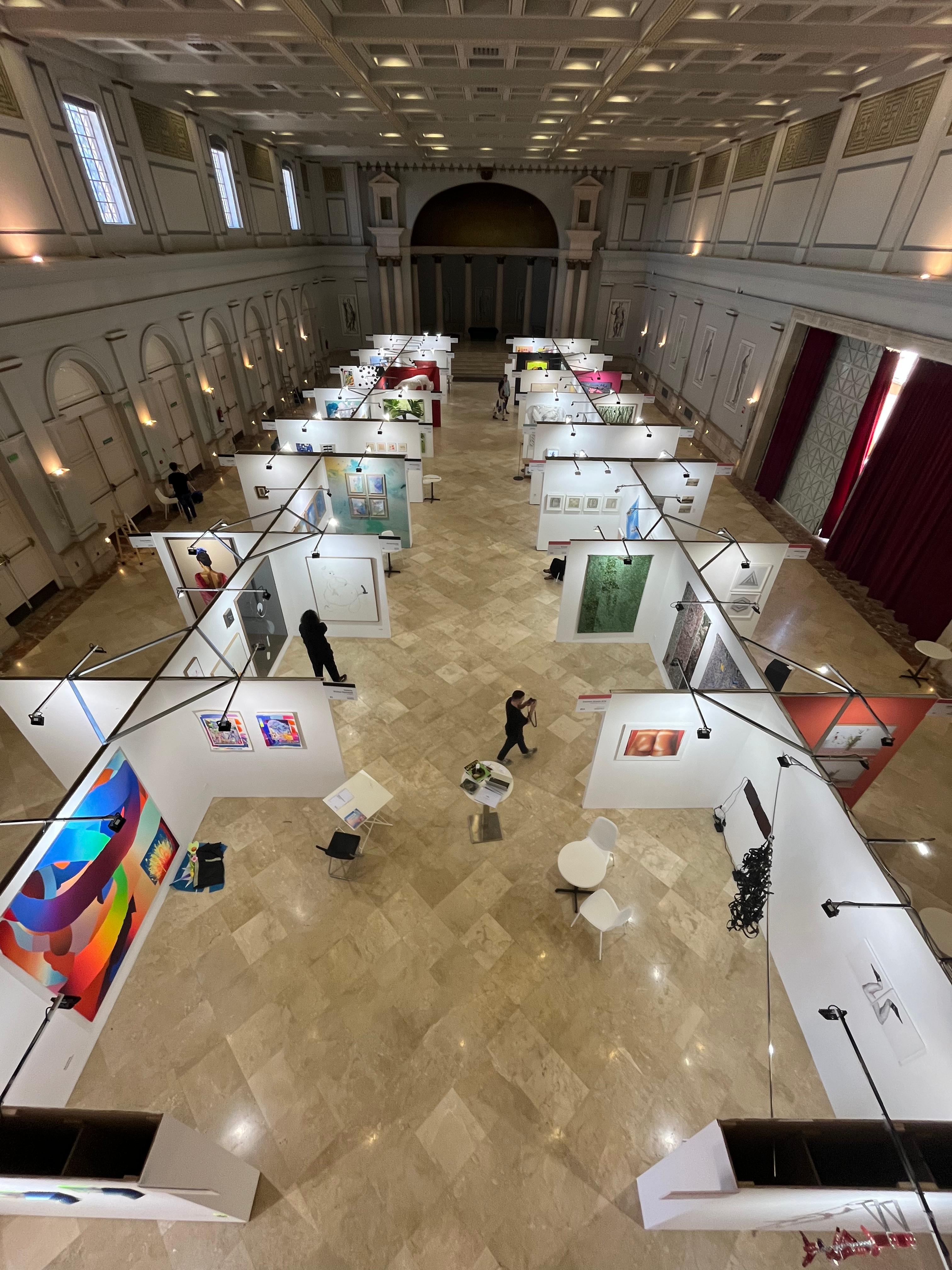 Obras de arte expuestas en el Pueblo Español